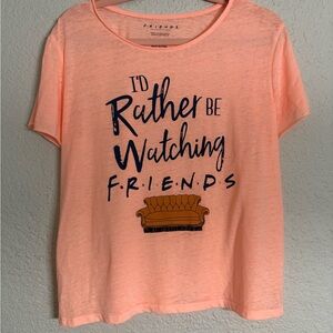 FRIENDS TV Series Sleep Pajama Orange Top